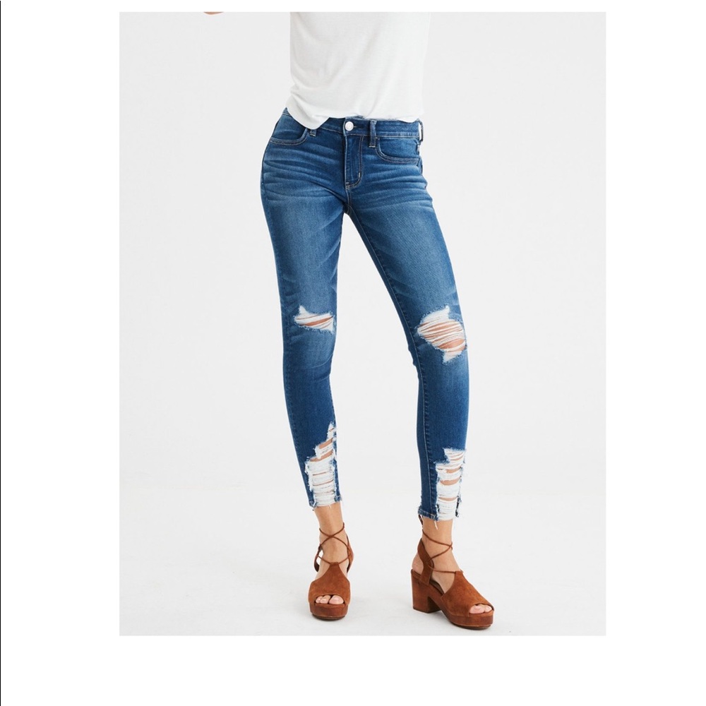 American Eagle jegging crop jean